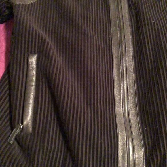 Torras jacket - bomber style - Corduroy W/ leather accents leather accent- lined - Picture 4 of 10